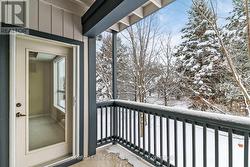 Walkout from living area -