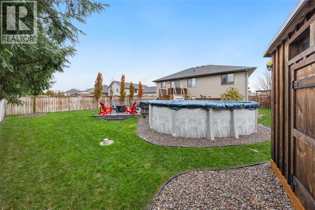 279 Homestretch Drive, St Clair, ON - Outdoor With Above Ground Pool With Backyard