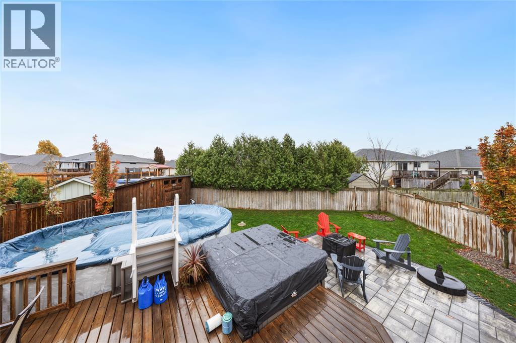 279 Homestretch Drive, St Clair, ON - Outdoor With Above Ground Pool With Backyard