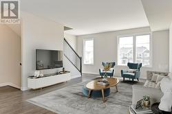 Virtually Staged-Living Room -