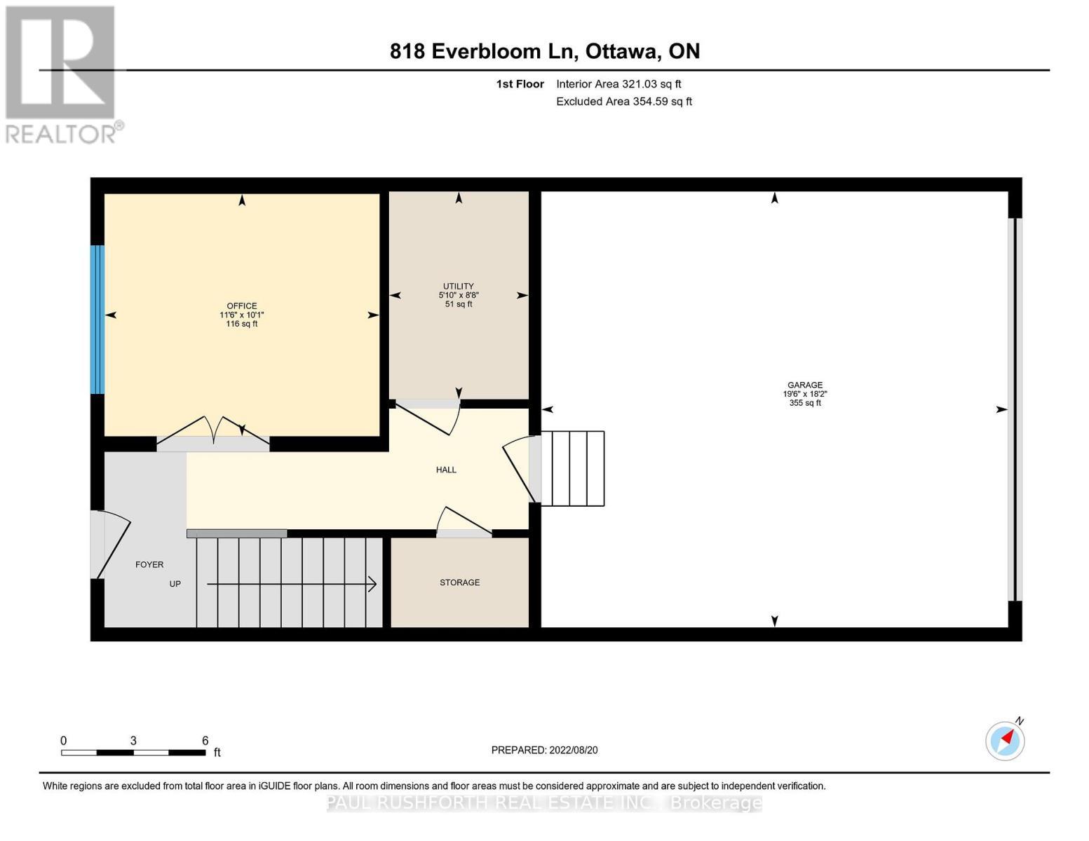 Floor Plan-First Level - 818 Everbloom Lane, Ottawa, ON - Other