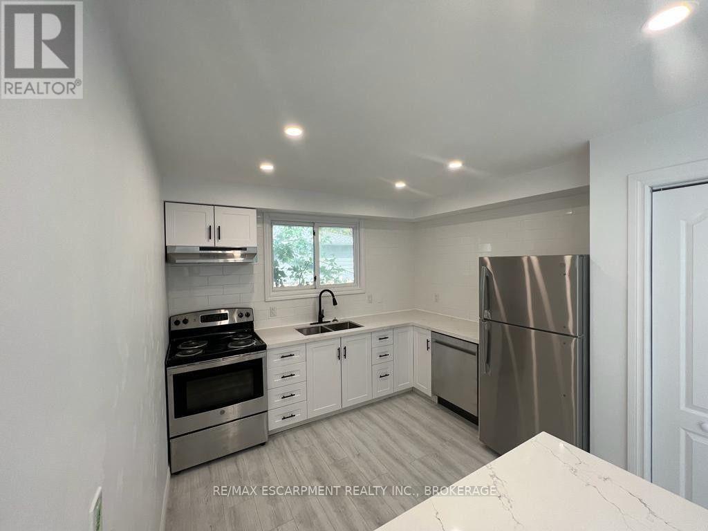 Upper - 22 Macoomb Drive, Welland (N. Welland), ON - Indoor Photo Showing Kitchen With Stainless Steel Kitchen With Double Sink