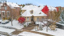 Home from drone circular driveway -