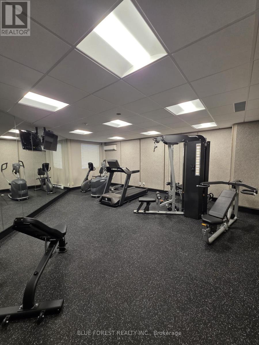 611 - 600 Talbot Street, London East (East F), ON - Indoor Photo Showing Gym Room