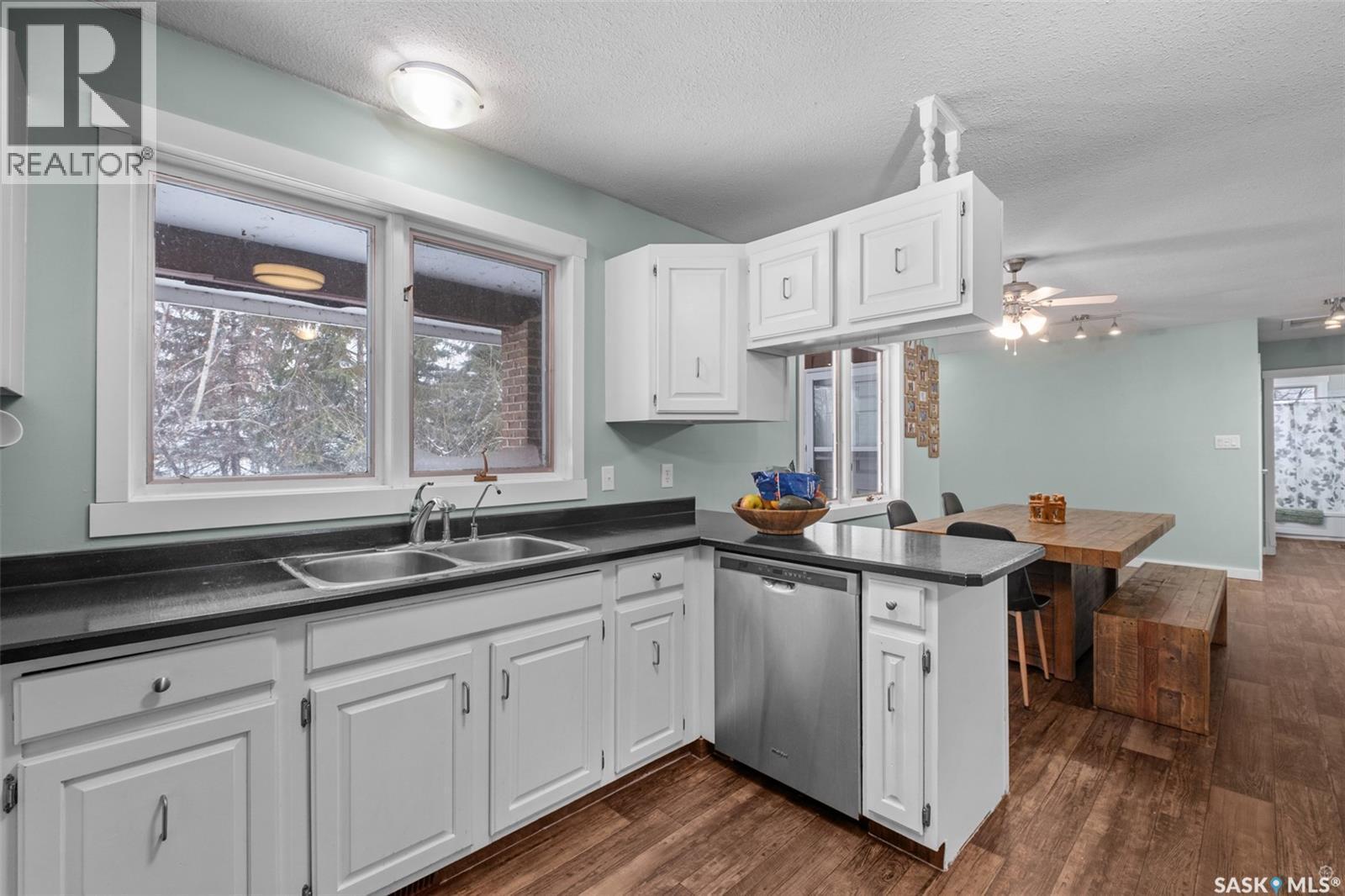 Nesbit Forest Drive Acreage, Garden River Rm No. 490, SK - Indoor Photo Showing Kitchen With Double Sink