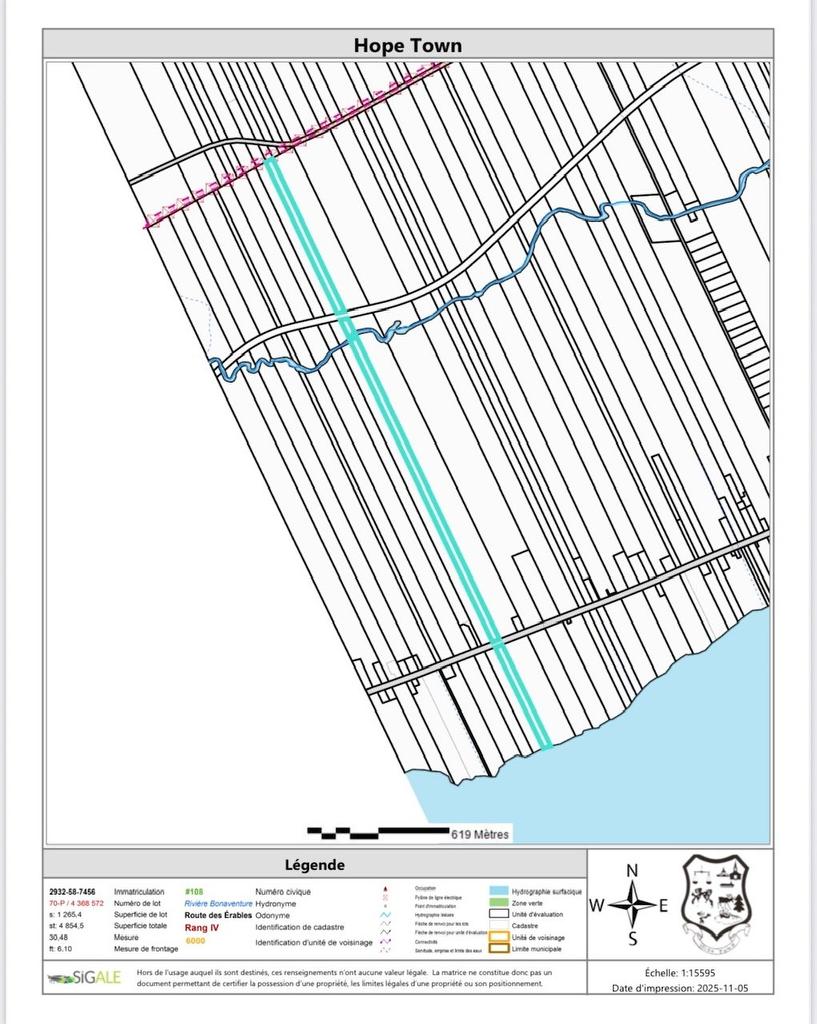 Land/Lot - Route 132 E., Hope Town, QC