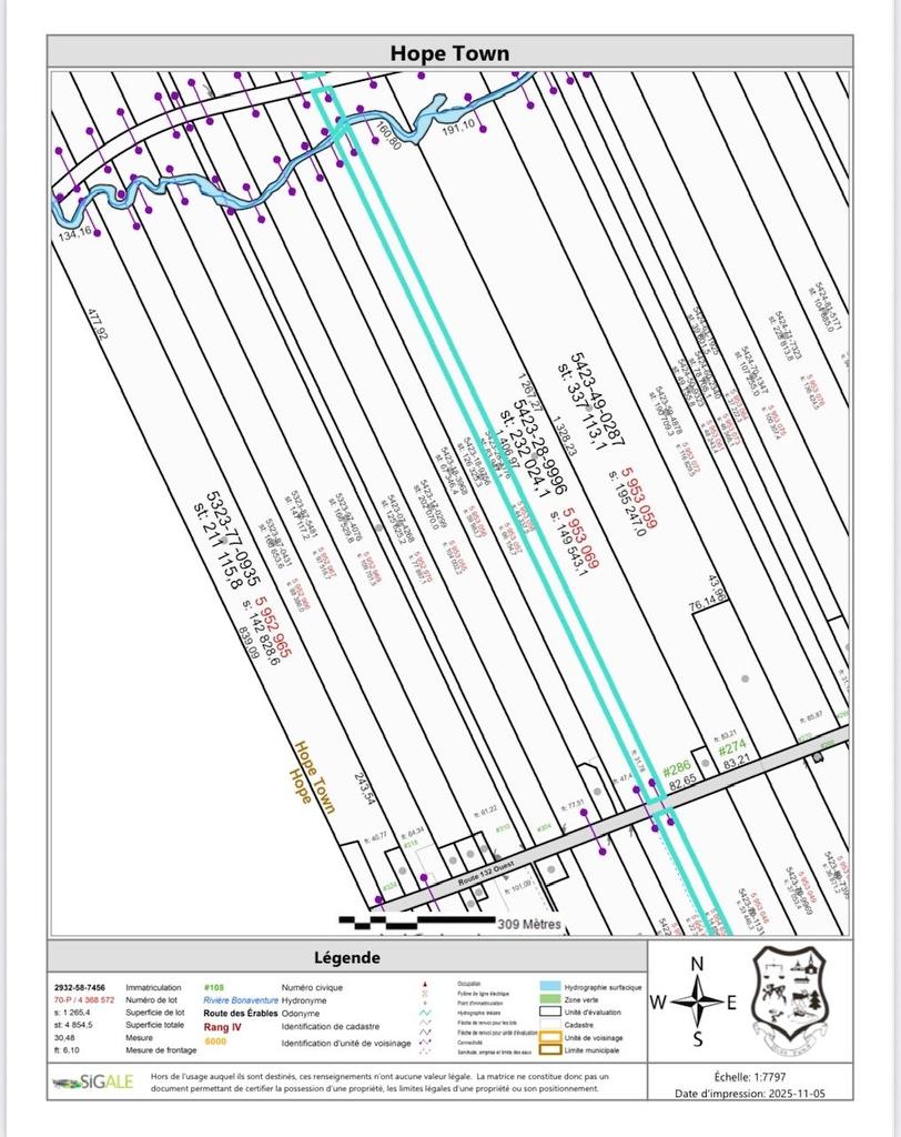 Land/Lot - Route 132 E., Hope Town, QC