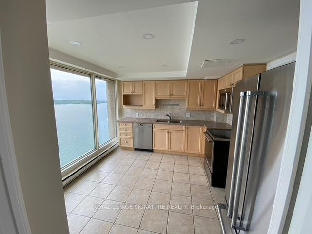 2102-65 Harbour Square, Toronto, ON - Indoor Photo Showing Kitchen With Double Sink