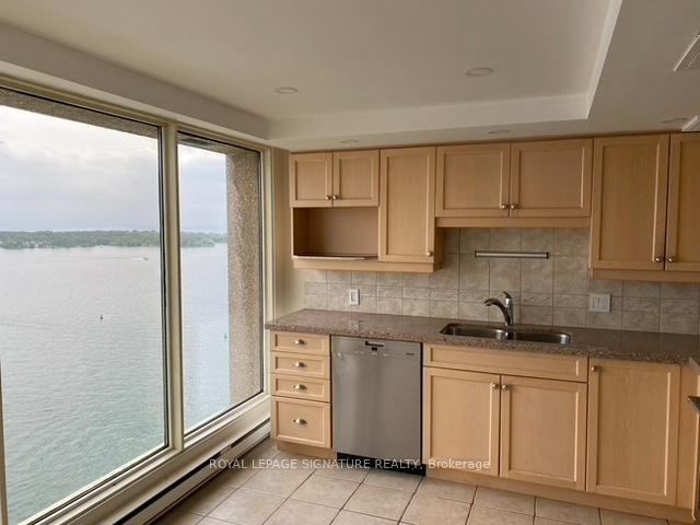 2102-65 Harbour Square, Toronto, ON - Indoor Photo Showing Kitchen With Double Sink