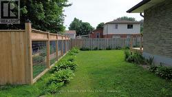 Currently fenced on three sides. -