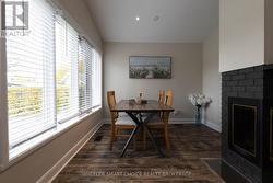 The blinds in the front rooms are included -