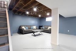 Basement has been drywalled and painted. -