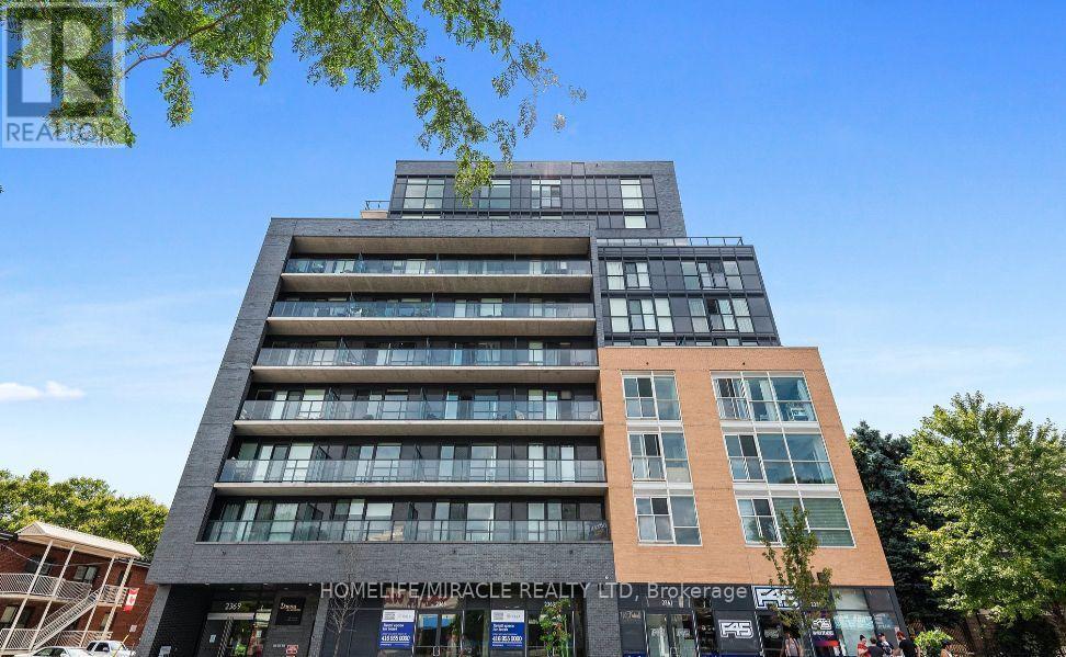 601 - 2369 Danforth Avenue, Toronto, ON - Outdoor With Balcony With Facade
