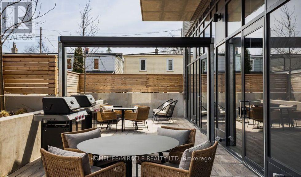 601 - 2369 Danforth Avenue, Toronto, ON - Outdoor With Deck Patio Veranda With Exterior