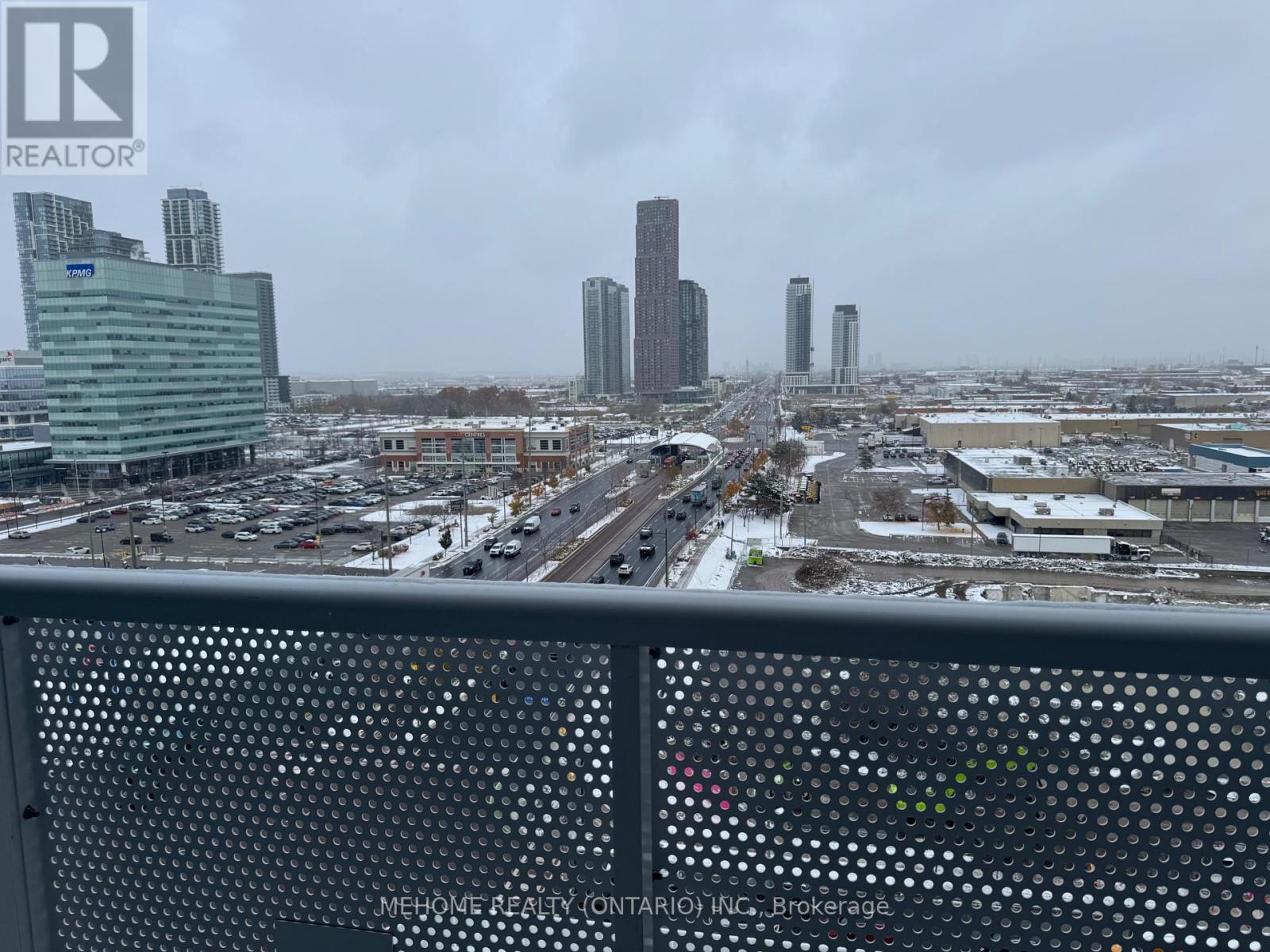 1207 - 8 Interchange Way, Vaughan, ON - Outdoor With Deck Patio Veranda With View