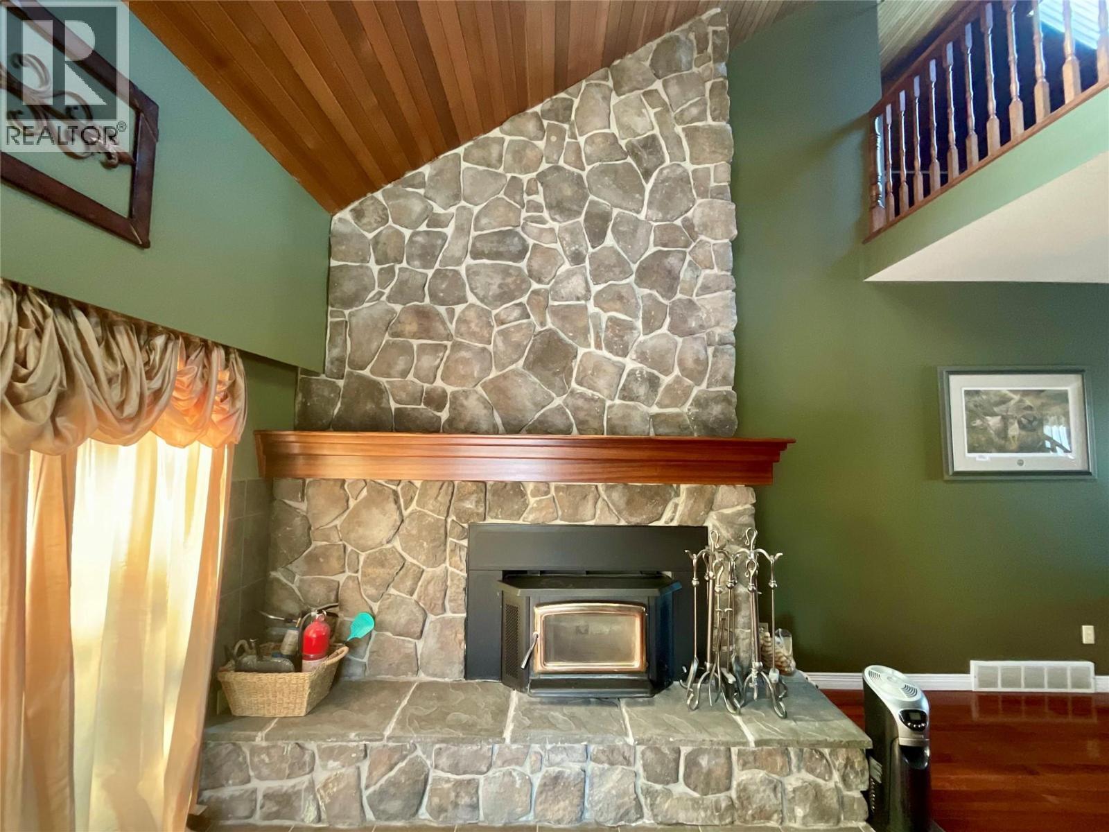 12 Collier Place, Tumbler Ridge, BC - Indoor With Fireplace