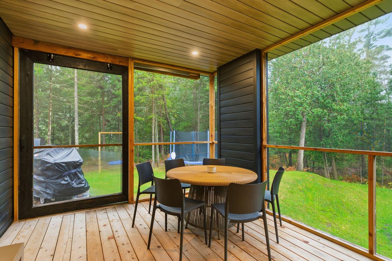 Veranda - 1770Z - 1772Z Rue Du Manège, Sainte-Adèle, QC - Outdoor With Deck Patio Veranda With Exterior