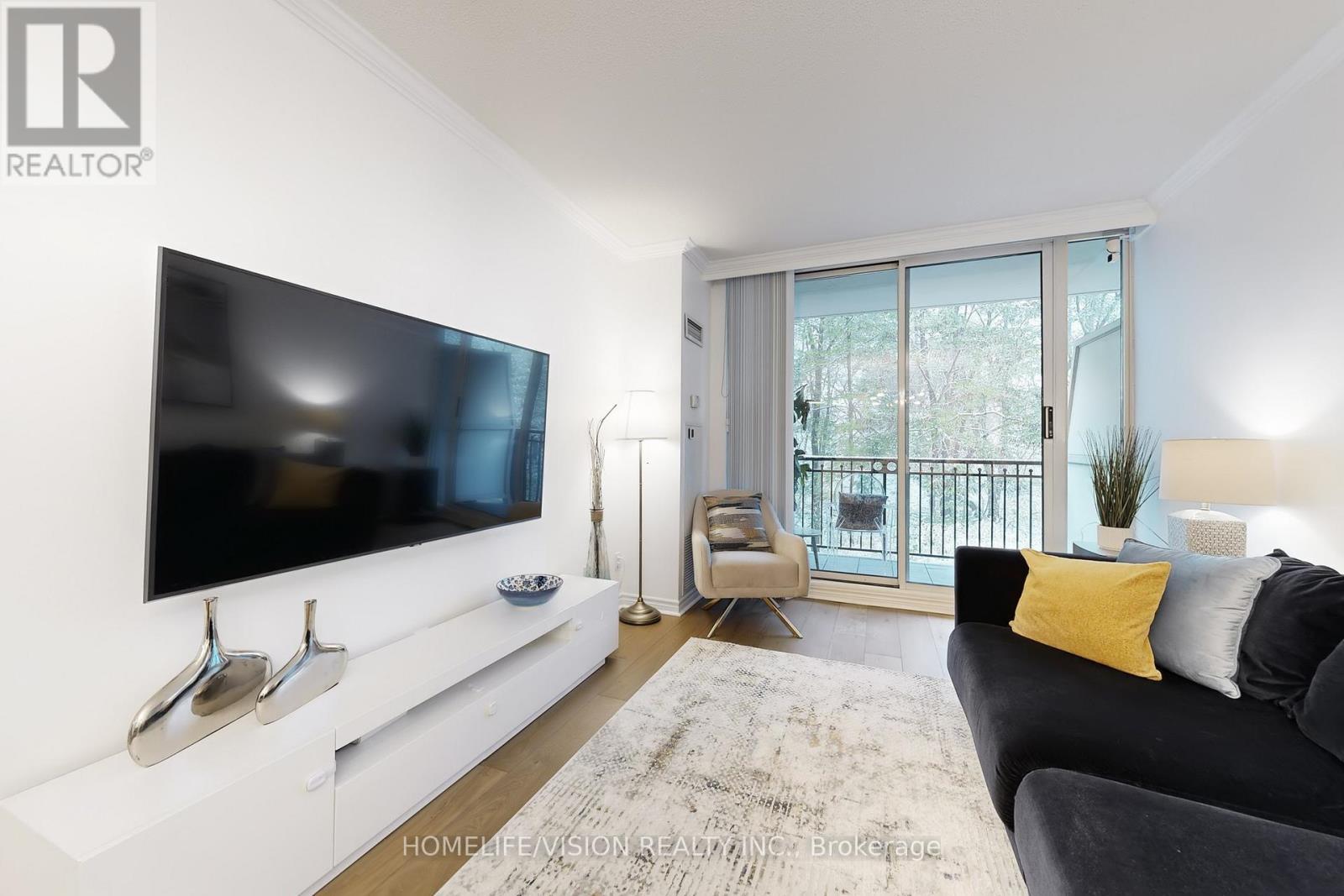 508 - 28 William Carson Crescent, Toronto, ON - Indoor Photo Showing Living Room