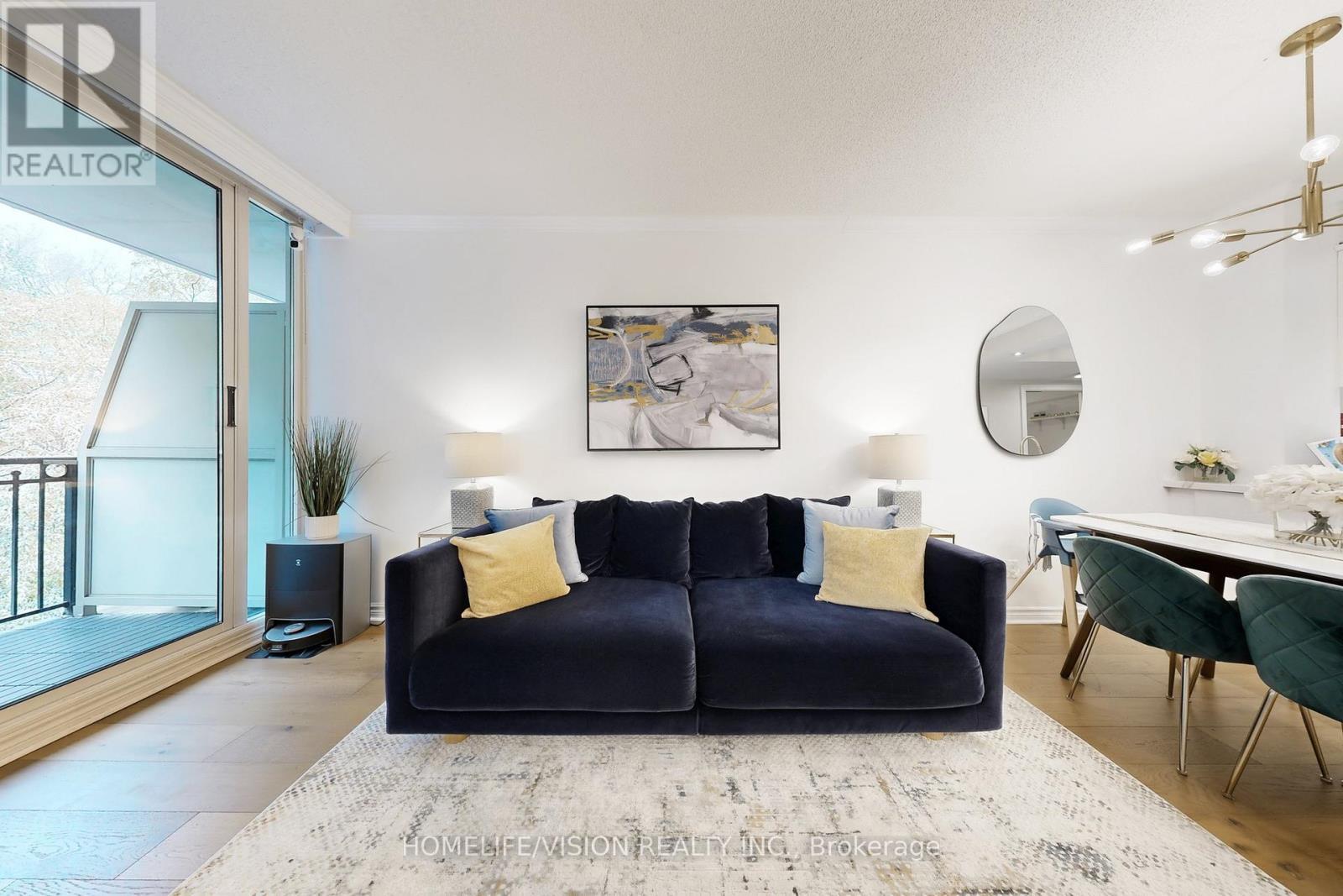 508 - 28 William Carson Crescent, Toronto, ON - Indoor Photo Showing Living Room