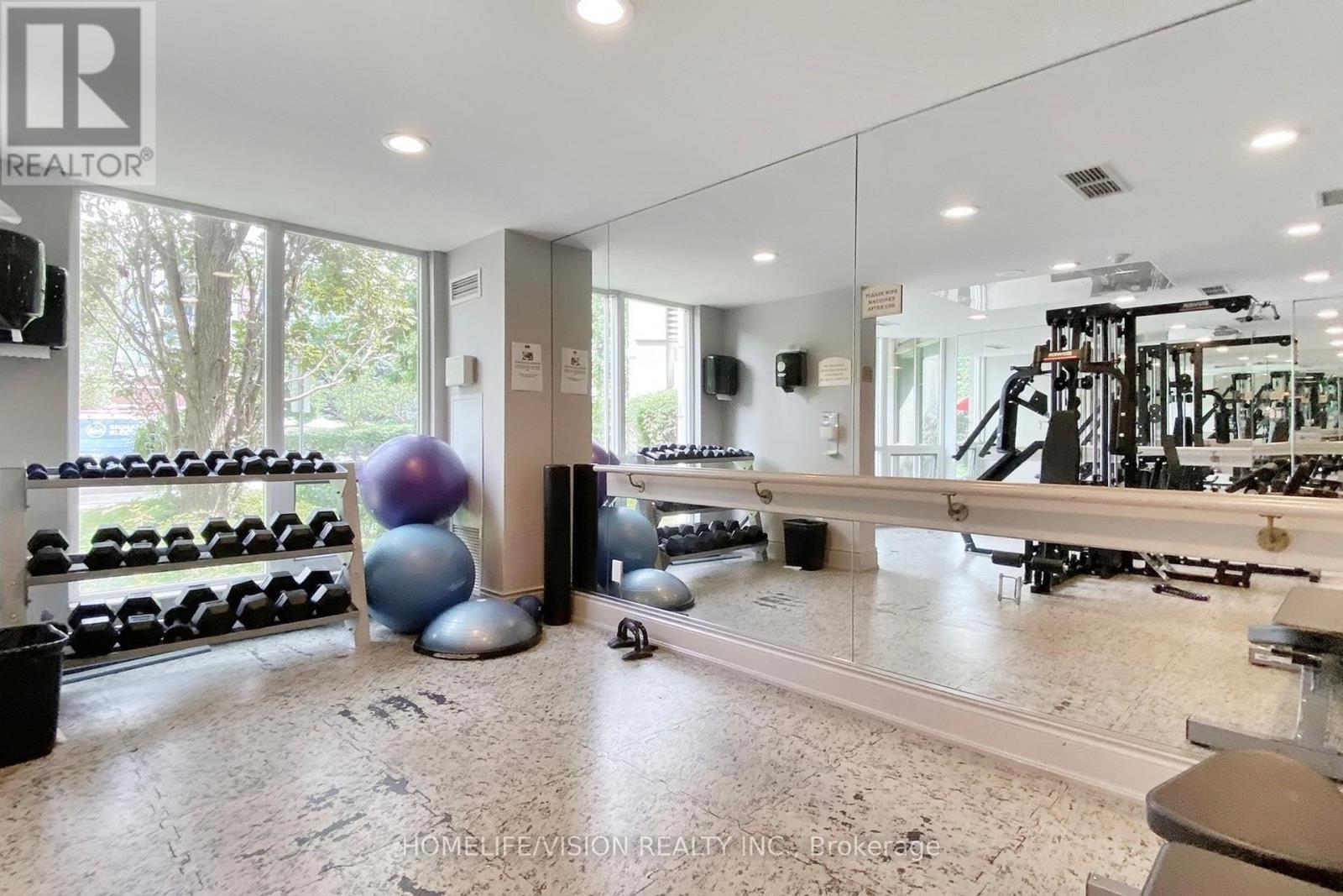 508 - 28 William Carson Crescent, Toronto, ON - Indoor Photo Showing Gym Room