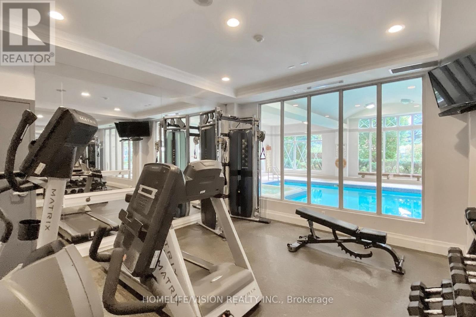 508 - 28 William Carson Crescent, Toronto, ON - Indoor Photo Showing Gym Room