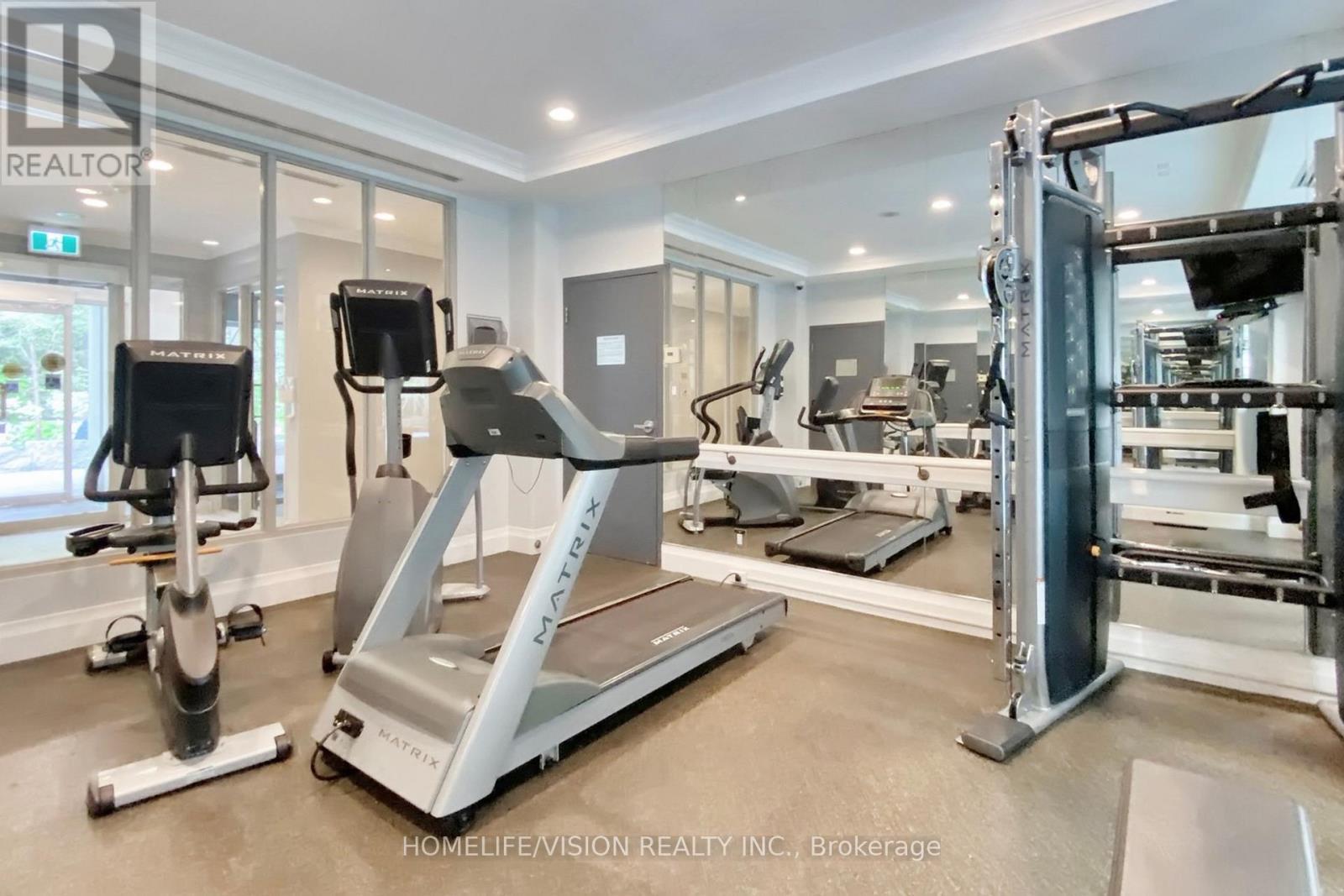 508 - 28 William Carson Crescent, Toronto, ON - Indoor Photo Showing Gym Room