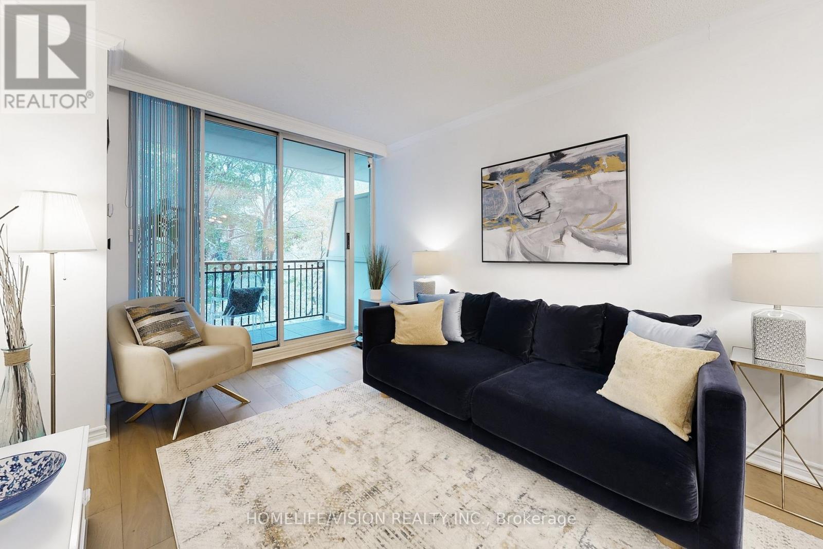 508 - 28 William Carson Crescent, Toronto, ON - Indoor Photo Showing Living Room