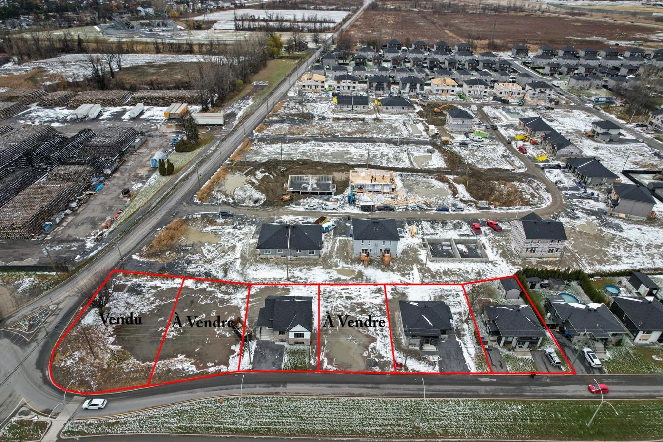Aerial photo - Rue Des Érables, Salaberry-De-Valleyfield, QC