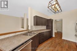 Kitchen with stainless steel appliances -