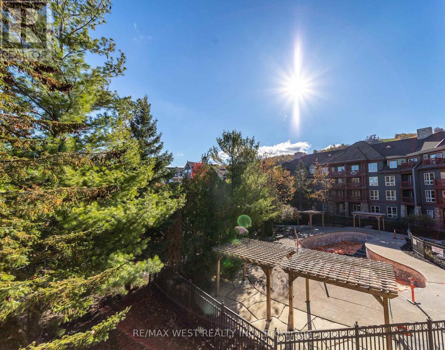 View from terrace - 232 - 152 Jozo Weider Boulevard, Blue Mountains, ON - Outdoor