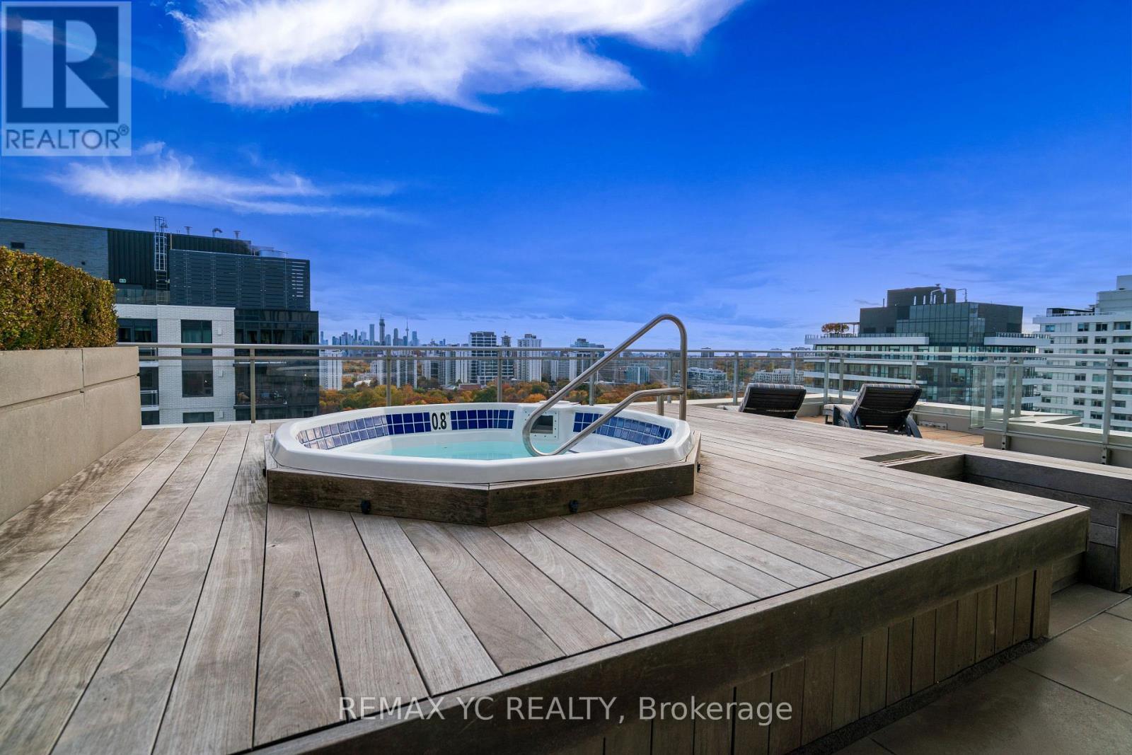 1709 - 83 Redpath Avenue, Toronto, ON - Outdoor With Above Ground Pool With Deck Patio Veranda