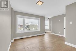 Large window with water views -