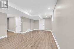 Fully finished lower level with vinyl flooring -