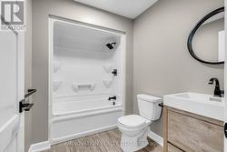 Full 4 piece bathroom on lower level -
