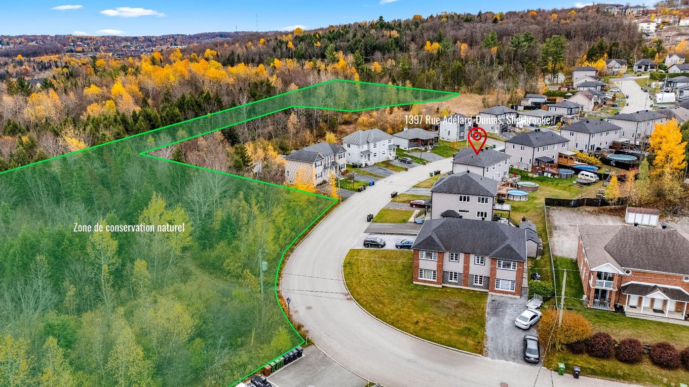 Photo aérienne - 1397 Rue Adélard-Dumas, Sherbrooke (Fleurimont), QC - Outdoor With View