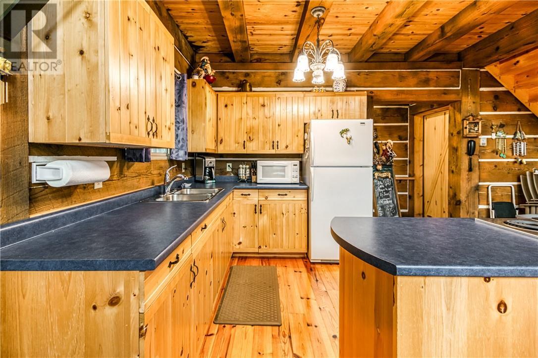 55 Brouse Road, Massey, ON - Indoor Photo Showing Kitchen With Double Sink