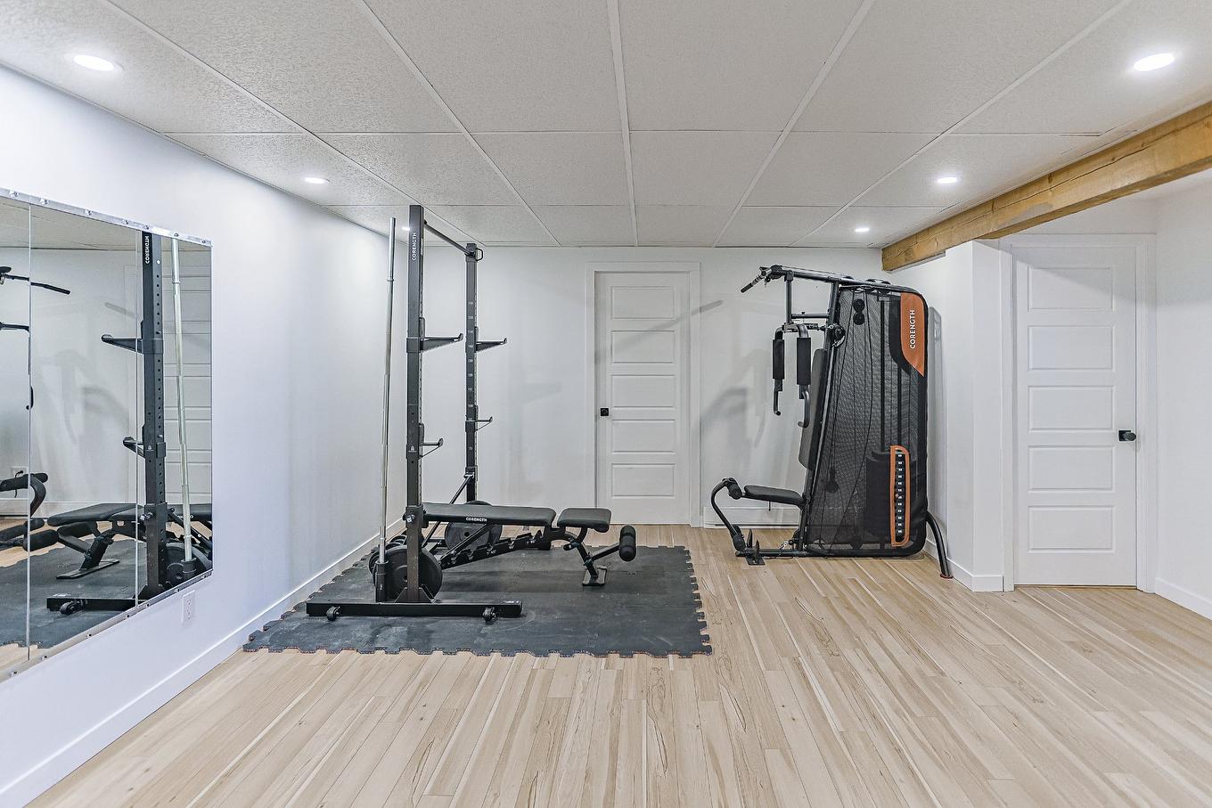 Salle familiale - 5305 Rue De Prince-Rupert, Laval (Auteuil), QC - Indoor Photo Showing Gym Room