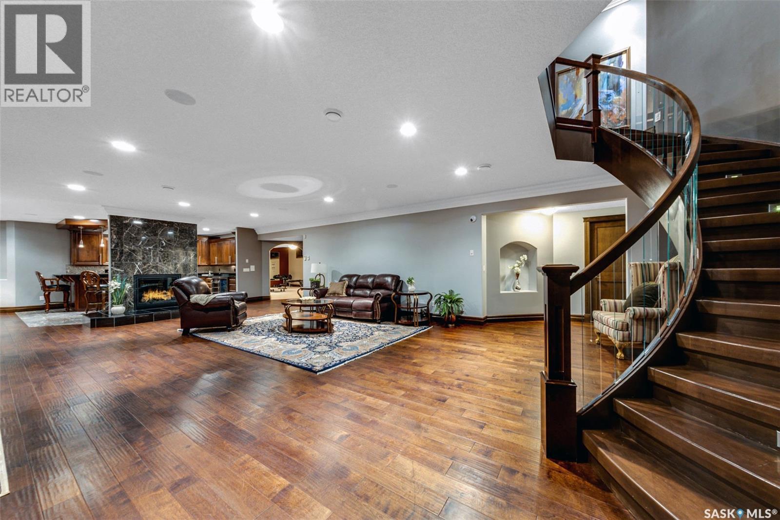 72 Rivers Edge Lane, Corman Park Rm No. 344, SK - Indoor With Fireplace