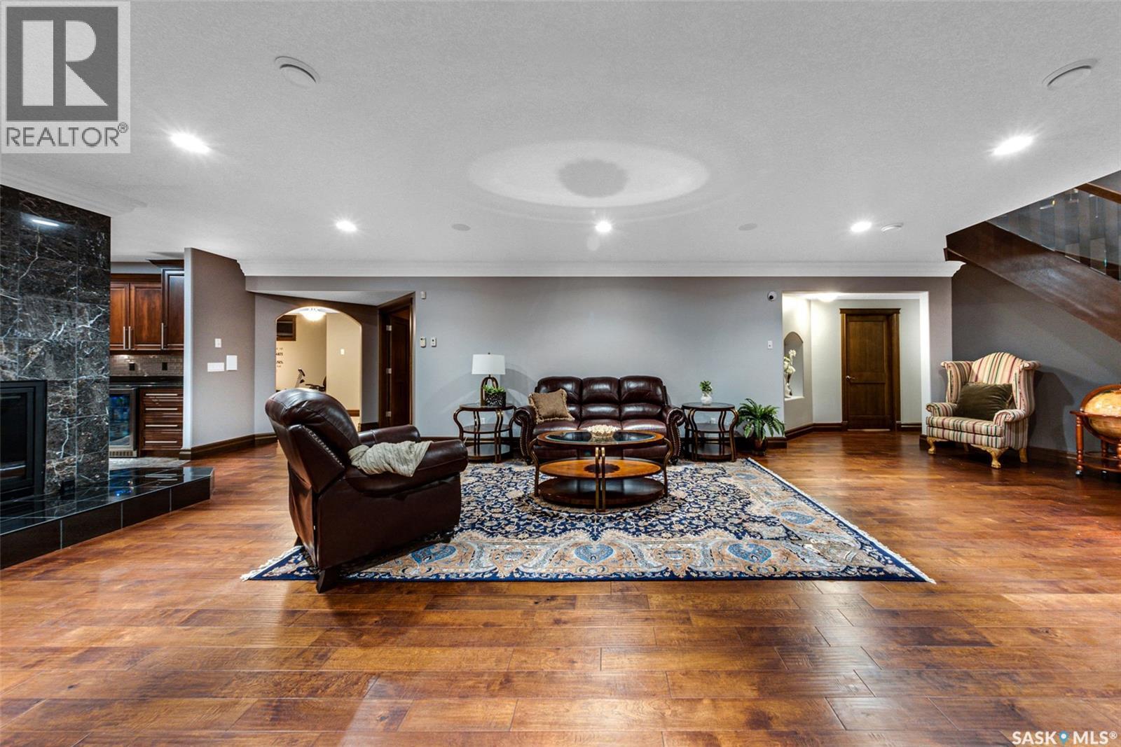 72 Rivers Edge Lane, Corman Park Rm No. 344, SK - Indoor With Fireplace