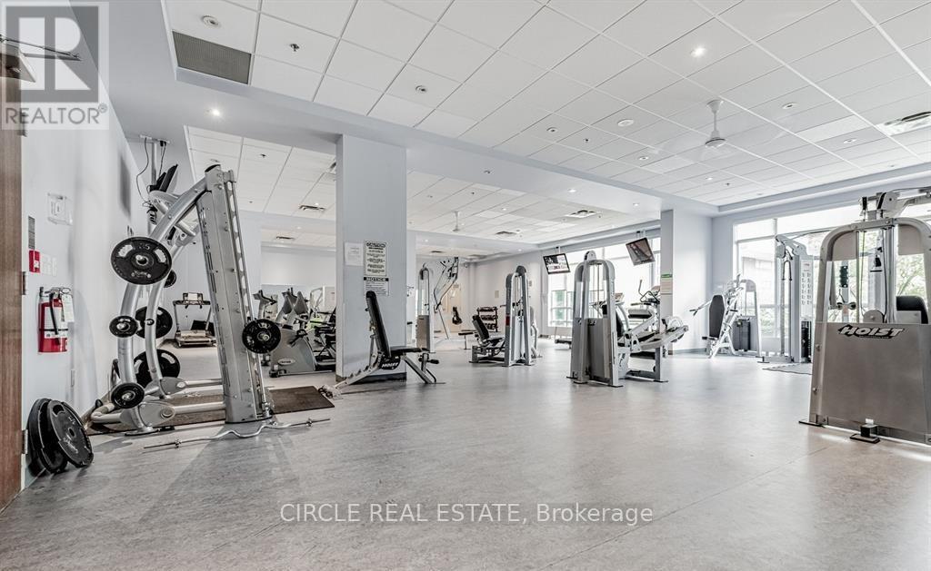 2207 - 215 Queen Street, Brampton, ON - Indoor Photo Showing Gym Room