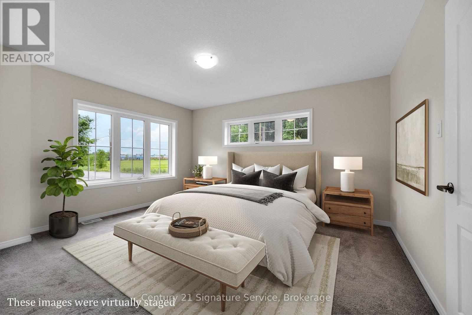 Virtually Staged Primary Bedroom - 9 - 8273 Tulip Tree Drive, Niagara Falls, ON