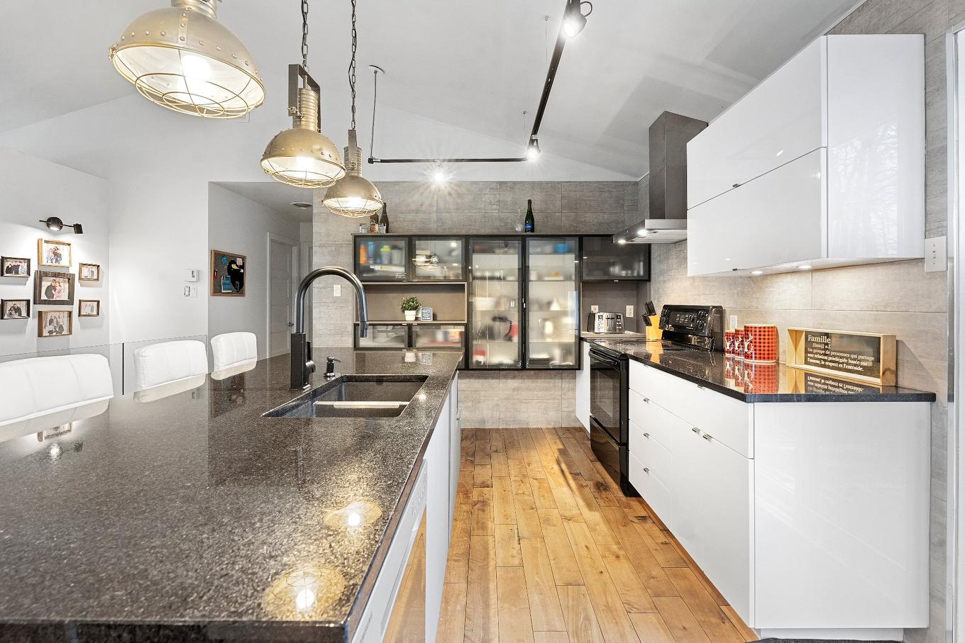 Kitchen - 68 Rue Buteau, Lévis (Les Chutes-De-La-Chaudière-Ouest), QC - Indoor Photo Showing Kitchen With Double Sink With Upgraded Kitchen