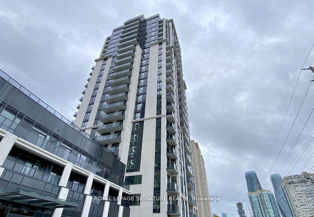 1407-202 Burnhamthorpe Road E, Mississauga, ON - Outdoor With Balcony With Facade