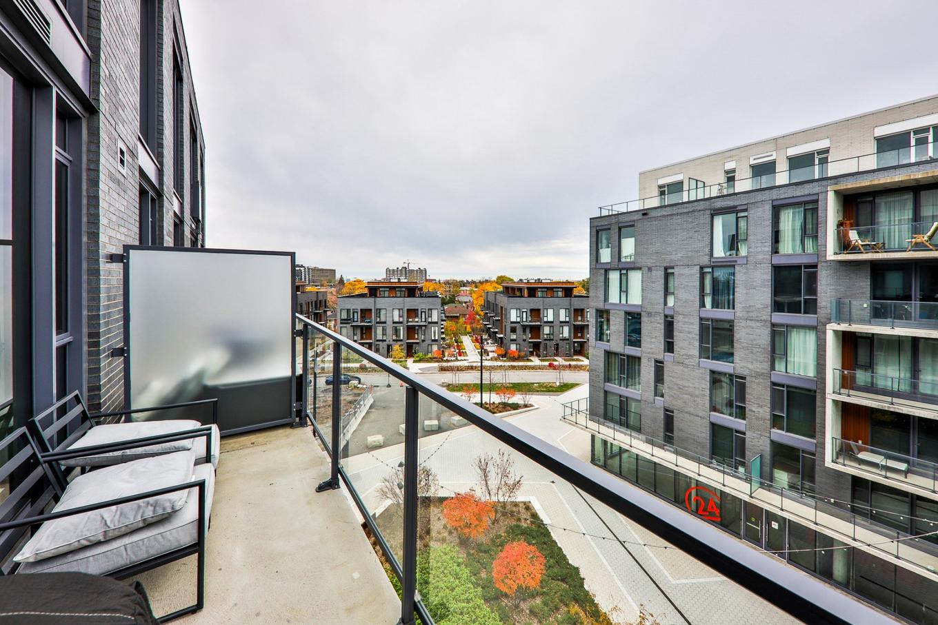 Balcony - 524-200 Boul. Marcel-Laurin, Montréal (Saint-Laurent), QC - Outdoor With Balcony With Exterior