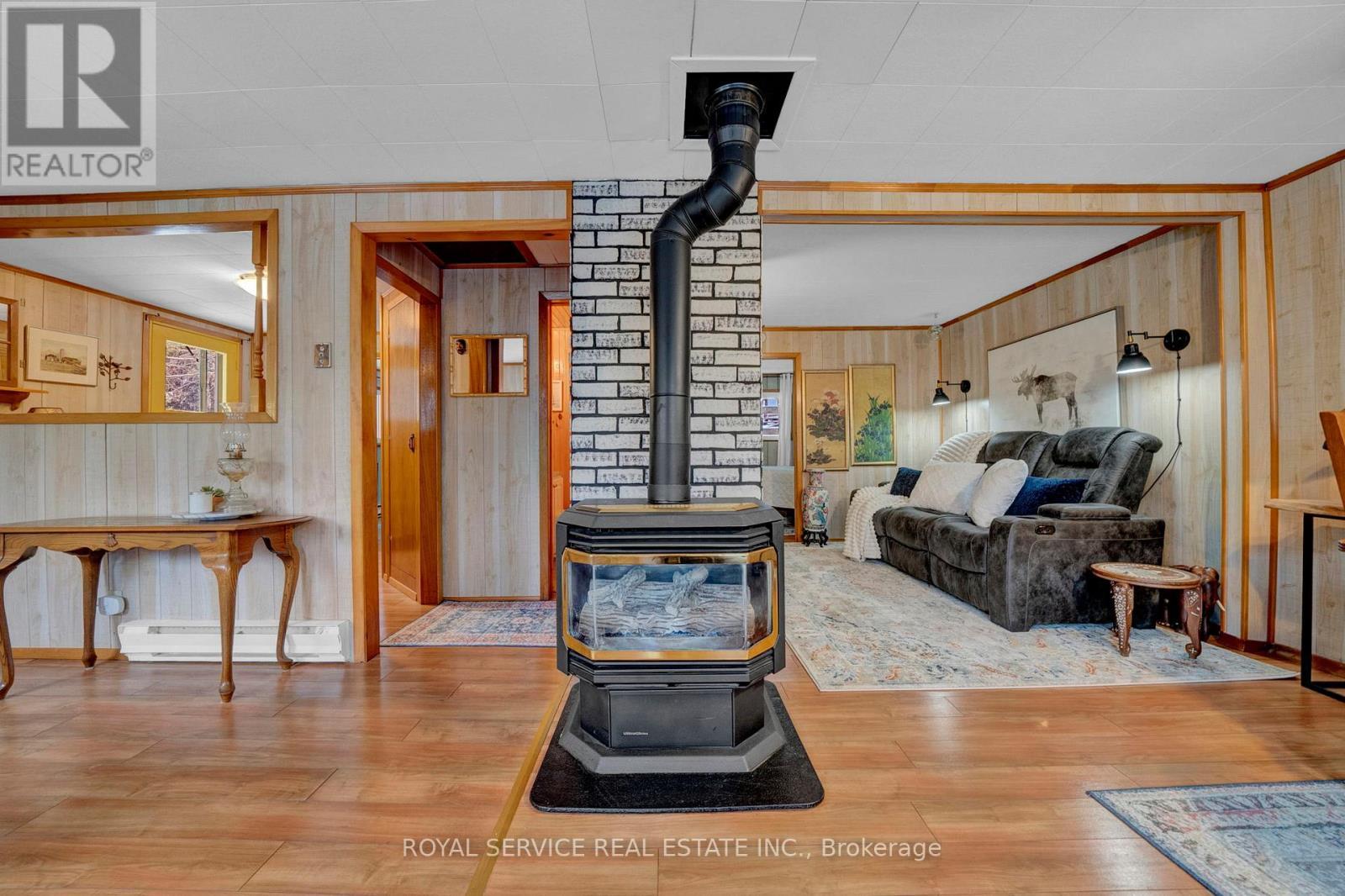 Propane Fireplace - 1039 Grace River Road, Highlands East (Monmouth), ON - Indoor