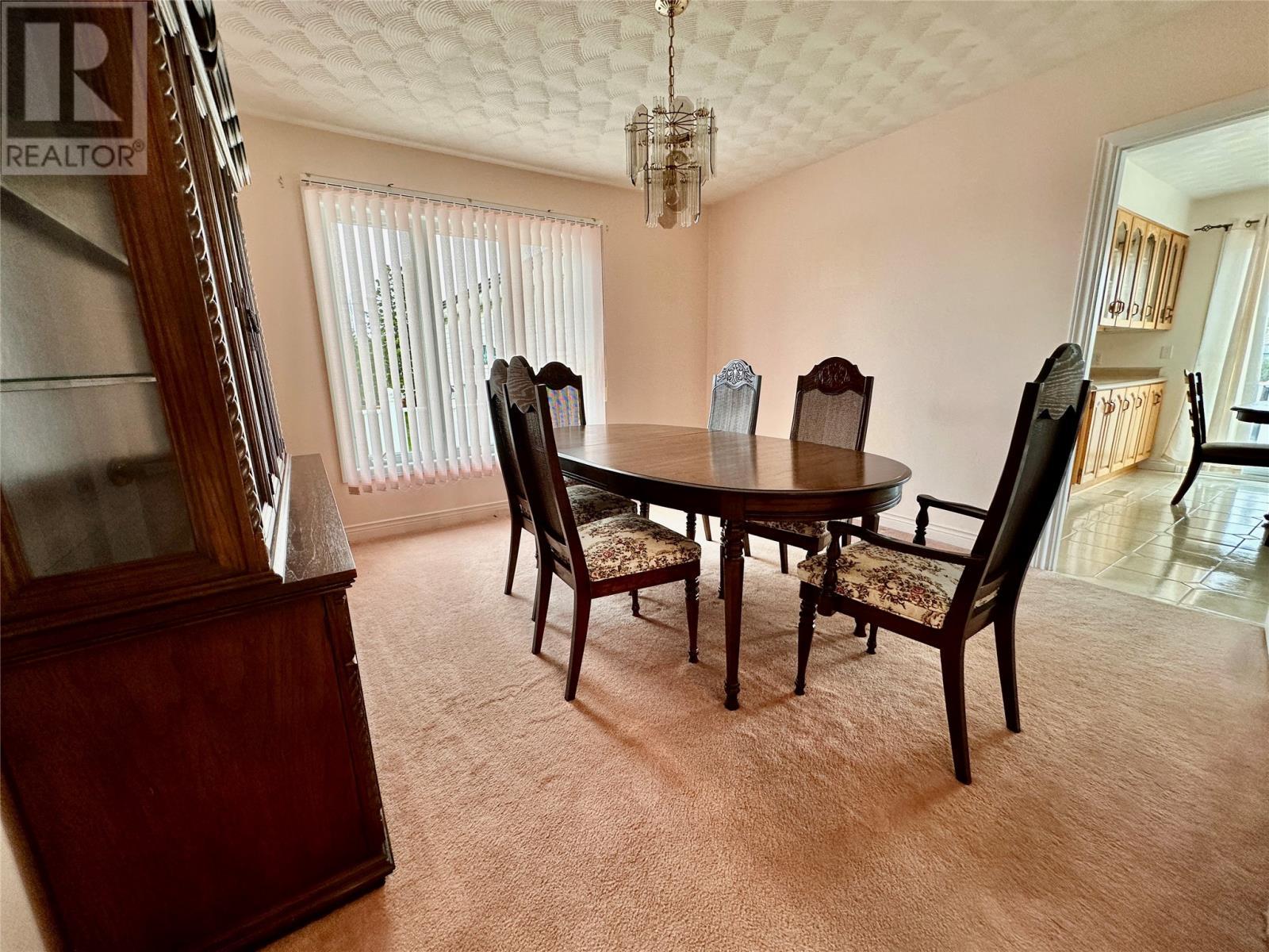 24 Farewells Road, Creston, NL - Indoor Photo Showing Dining Room