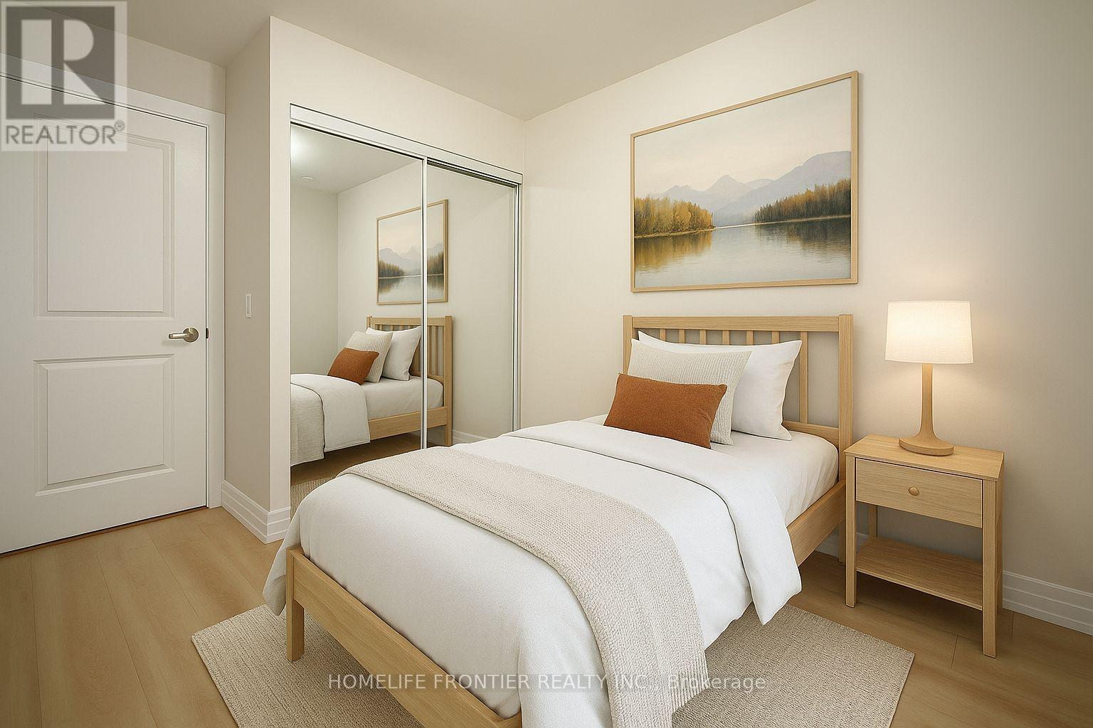 3rd Bedroom - C1302 - 5299 Highway 7 Road, Vaughan, ON - Indoor Photo Showing Bedroom