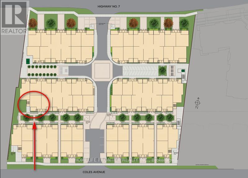 Site-plan & Street Parking Suggestion - C1302 - 5299 Highway 7 Road, Vaughan, ON - Other