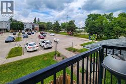 Balcony with a residential view -