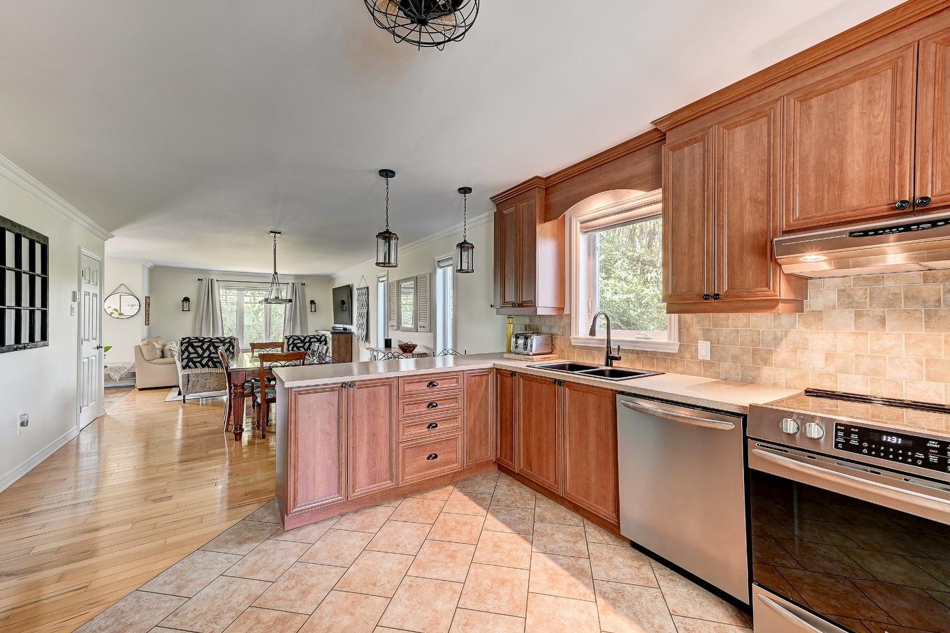 Cuisine - 51 Rue Anatole-Touchette, Saint-Jean-Sur-Richelieu, QC - Indoor Photo Showing Kitchen With Double Sink With Upgraded Kitchen